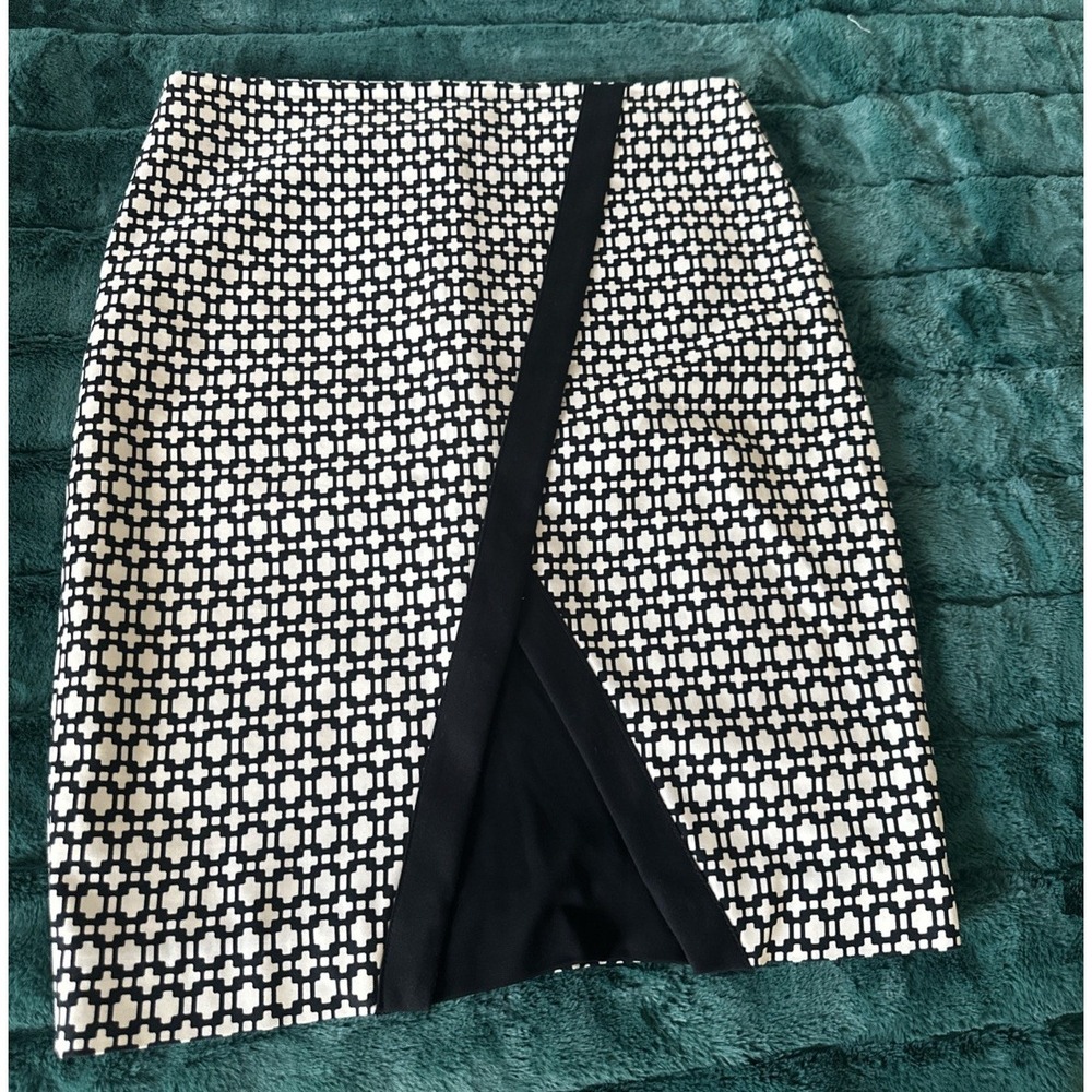 Alexis Women Size Large Pellier Geometric Print Pencil Skirt *READ*